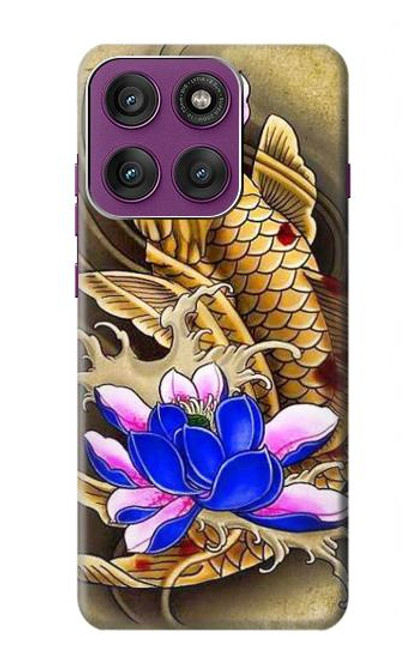 S1604 Carp Koi Fish Japanese Tattoo Case For Motorola Edge 60 Pro