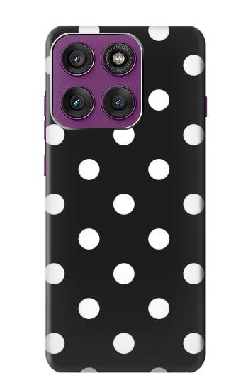 S2299 Black Polka Dots Case For Motorola Edge 60 Pro