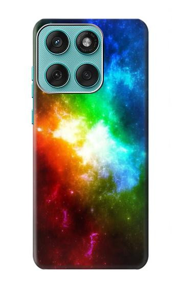 S2312 Colorful Rainbow Space Galaxy Case For Motorola Edge 60 Fusion