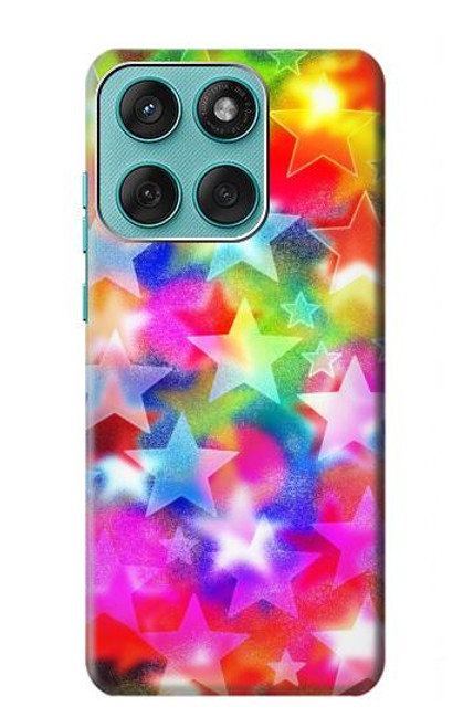 S3292 Colourful Disco Star Case For Motorola Edge 60 Fusion