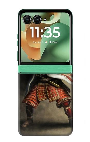 S0796 Japan Red Samurai Case For Motorola Razr 70+,60+, Razr+ (2026, 2025, 2024)