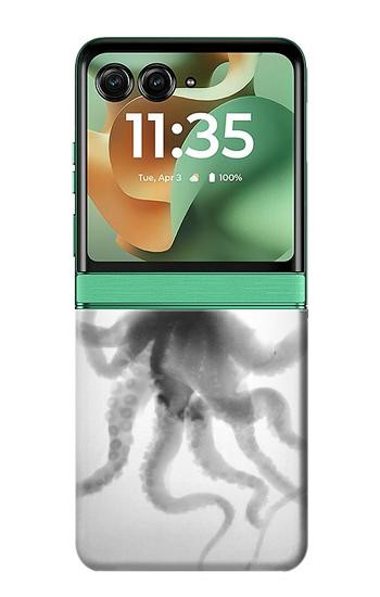 S1432 Skull Octopus X-ray Case For Motorola Razr 70+,60+, Razr+ (2026, 2025, 2024)