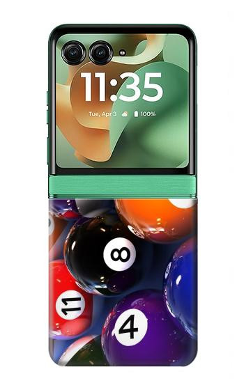 S2238 Billiard Pool Ball Case For Motorola Razr 70+,60+, Razr+ (2026, 2025, 2024)