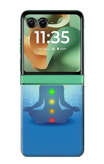 S2295 Bhuddha Aura Chakra Balancing Healing Case For Motorola Razr 70+,60+, Razr+ (2026, 2025, 2024)