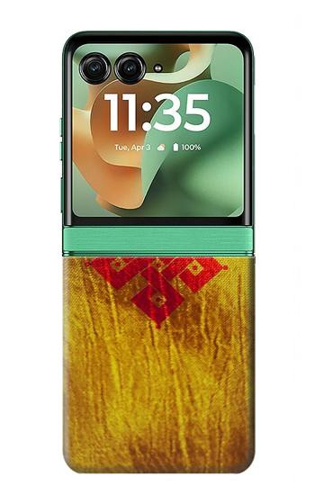S2318 Eternal Knot Buddhist Spiritual Meditation Case For Motorola Razr 70+,60+, Razr+ (2026, 2025, 2024)
