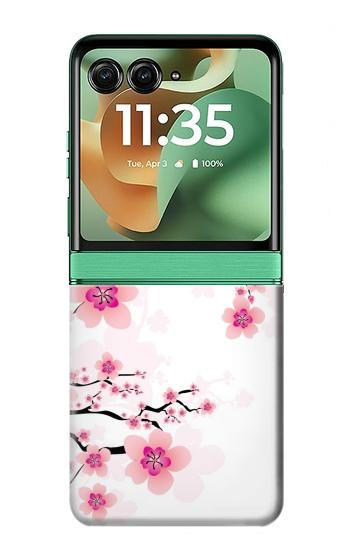 S2359 Plum Blossom Case For Motorola Razr 70+,60+, Razr+ (2026, 2025, 2024)