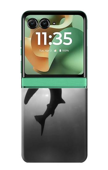 S2367 Shark Monochrome Case For Motorola Razr 70+,60+, Razr+ (2026, 2025, 2024)