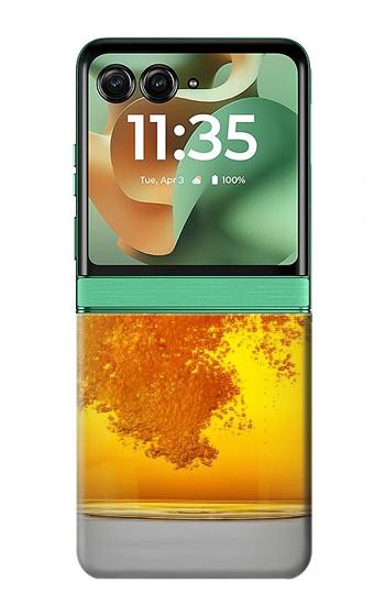 S2391 Beer Glass Case For Motorola Razr 70+,60+, Razr+ (2026, 2025, 2024)