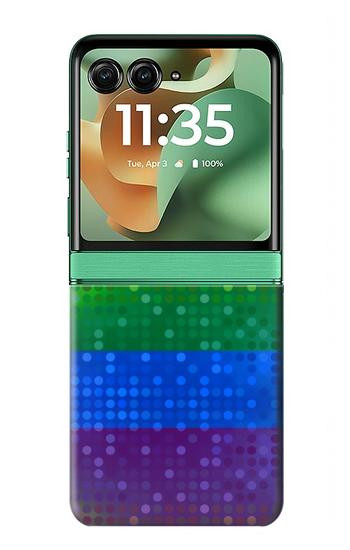 S2683 Rainbow LGBT Pride Flag Case For Motorola Razr 70+,60+, Razr+ (2026, 2025, 2024)