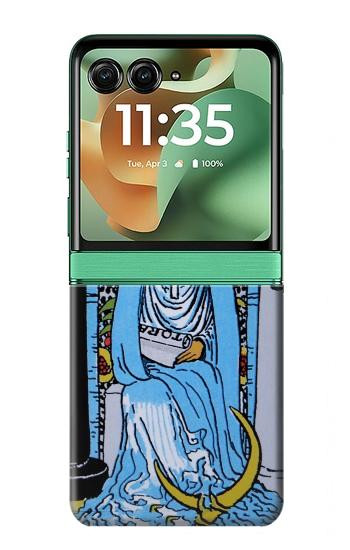 S2764 High Priestess Tarot Card Case For Motorola Razr 70+,60+, Razr+ (2026, 2025, 2024)
