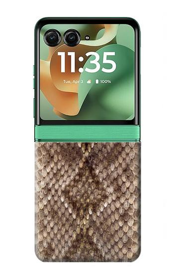 S2875 Rattle Snake Skin Graphic Printed Case For Motorola Razr 70+,60+, Razr+ (2026, 2025, 2024)