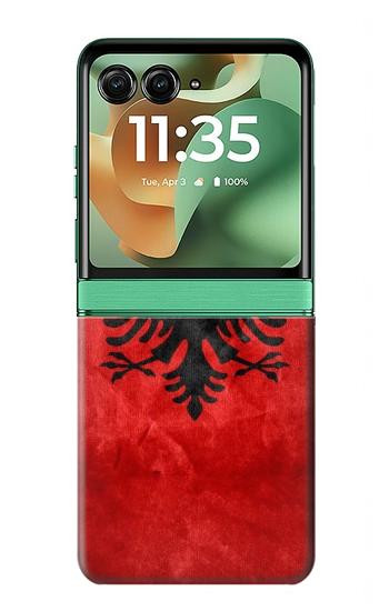 S2982 Albania Football Soccer Case For Motorola Razr 70+,60+, Razr+ (2026, 2025, 2024)