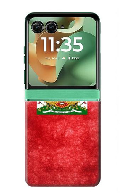 S3022 Haiti Flag Case For Motorola Razr 60, Razr 2025