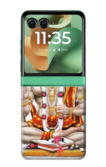 S3186 Lord Hanuman Chalisa Hindi Hindu Case For Motorola Razr 70+,60+, Razr+ (2026, 2025, 2024)