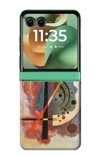 S3337 Wassily Kandinsky Hommage a Grohmann Case For Motorola Razr 70+,60+, Razr+ (2026, 2025, 2024)