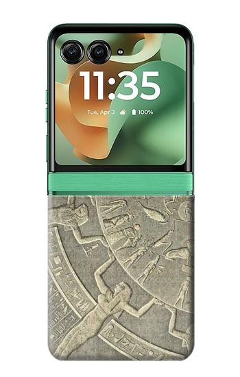 S3396 Dendera Zodiac Ancient Egypt Case For Motorola Razr 70+,60+, Razr+ (2026, 2025, 2024)