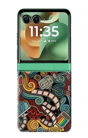 S3480 Movie Acting Entertainment Case For Motorola Razr 70+,60+, Razr+ (2026, 2025, 2024)