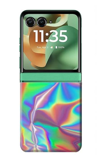 S3597 Holographic Photo Printed Case For Motorola Razr 70+,60+, Razr+ (2026, 2025, 2024)