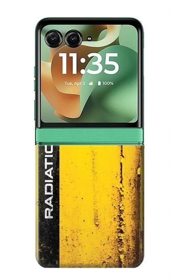 S3714 Radiation Warning Case For Motorola Razr 70+,60+, Razr+ (2026, 2025, 2024)