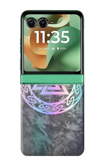 S3833 Valknut Odin Wotans Knot Hrungnir Heart Case For Motorola Razr 70+,60+, Razr+ (2026, 2025, 2024)