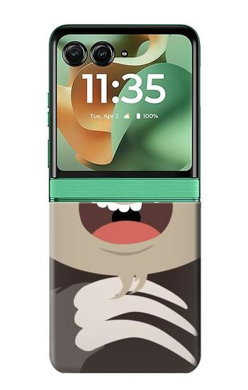S3855 Sloth Face Cartoon Case For Motorola Razr 70+,60+, Razr+ (2026, 2025, 2024)