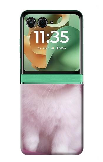 S3870 Cute Baby Bunny Case For Motorola Razr 70+,60+, Razr+ (2026, 2025, 2024)