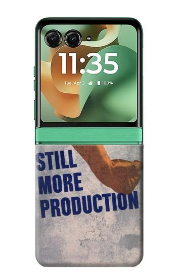 S3963 Still More Production Vintage Postcard Case For Motorola Razr 70+,60+, Razr+ (2026, 2025, 2024)