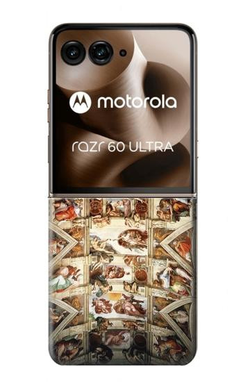 S0177 Michelangelo Chapel ceiling Case For Motorola Razr 70 Ultra, 60 Ultra, 50 Ultra, Ultra 2026, Ultra 2025
