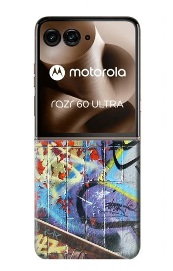 S0588 Wall Graffiti Case For Motorola Razr 70 Ultra, 60 Ultra, 50 Ultra, Ultra 2026, Ultra 2025