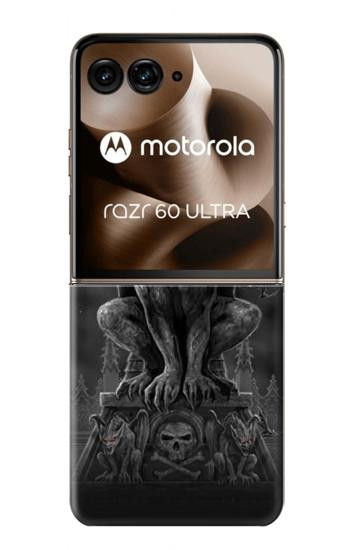 S0850 Gargoyle Devil Demon Case For Motorola Razr 70 Ultra, 60 Ultra, 50 Ultra, Ultra 2026, Ultra 2025