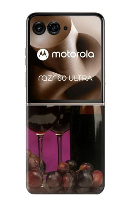S0910 Red Wine Case For Motorola Razr 60 Ultra, Razr Ultra 2025