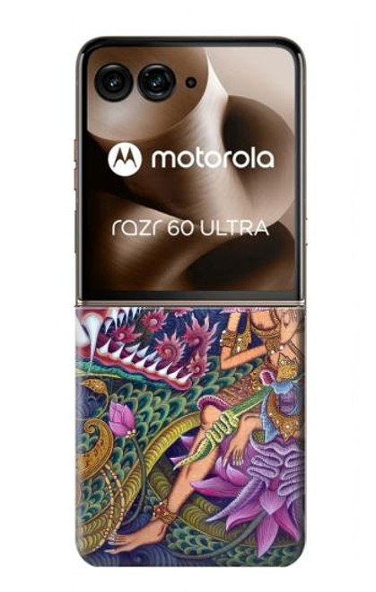 S1240 Bali Painting Case For Motorola Razr 60 Ultra, Razr Ultra 2025