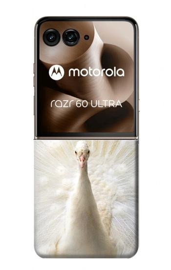 S1980 White Peacock Case For Motorola Razr 70 Ultra, 60 Ultra, 50 Ultra, Ultra 2026, Ultra 2025