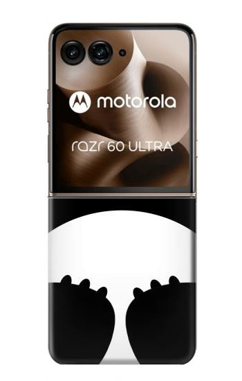 S2085 Panda Minimalist Case For Motorola Razr 70 Ultra, 60 Ultra, 50 Ultra, Ultra 2026, Ultra 2025