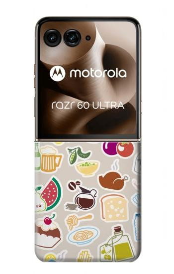 S2321 Food and Drink Seamless Case For Motorola Razr 70 Ultra, 60 Ultra, 50 Ultra, Ultra 2026, Ultra 2025