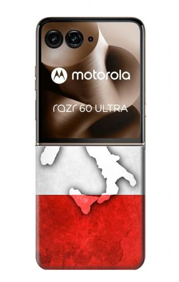 S2338 Italy Flag Case For Motorola Razr 70 Ultra, 60 Ultra, 50 Ultra, Ultra 2026, Ultra 2025