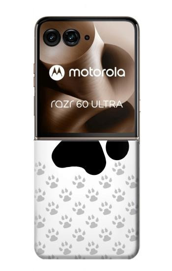 S2355 Paw Foot Print Case For Motorola Razr 70 Ultra, 60 Ultra, 50 Ultra, Ultra 2026, Ultra 2025