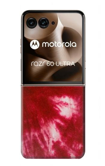S2480 Tie Dye Red Case For Motorola Razr 70 Ultra, 60 Ultra, 50 Ultra, Ultra 2026, Ultra 2025