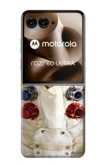 S2639 Neil Armstrong White Astronaut Space Suit Case For Motorola Razr 70 Ultra, 60 Ultra, 50 Ultra, Ultra 2026, Ultra 2025