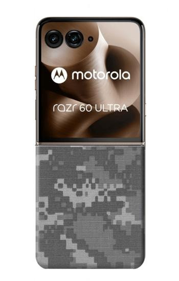 S2867 Army White Digital Camo Case For Motorola Razr 70 Ultra, 60 Ultra, 50 Ultra, Ultra 2026, Ultra 2025