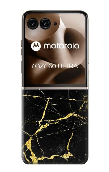 S2896 Gold Marble Graphic Printed Case For Motorola Razr 70 Ultra, 60 Ultra, 50 Ultra, Ultra 2026, Ultra 2025