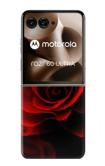 S2898 Red Rose Case For Motorola Razr 70 Ultra, 60 Ultra, 50 Ultra, Ultra 2026, Ultra 2025