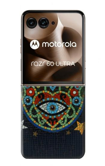 S3175 Hamsa Hand Mosaics Case For Motorola Razr 70 Ultra, 60 Ultra, 50 Ultra, Ultra 2026, Ultra 2025