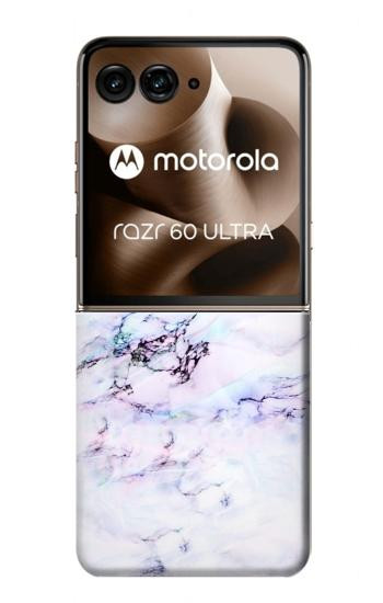 S3215 Seamless Pink Marble Case For Motorola Razr 70 Ultra, 60 Ultra, 50 Ultra, Ultra 2026, Ultra 2025