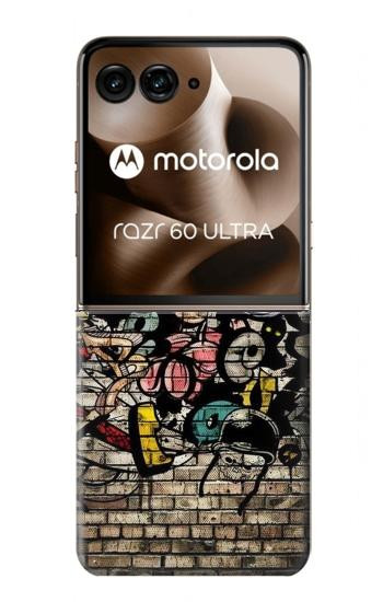 S3394 Graffiti Wall Case For Motorola Razr 70 Ultra, 60 Ultra, 50 Ultra, Ultra 2026, Ultra 2025