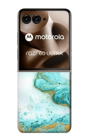 S3399 Green Marble Graphic Print Case For Motorola Razr 70 Ultra, 60 Ultra, 50 Ultra, Ultra 2026, Ultra 2025