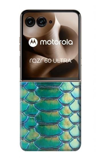 S3414 Green Snake Scale Graphic Print Case For Motorola Razr 70 Ultra, 60 Ultra, 50 Ultra, Ultra 2026, Ultra 2025