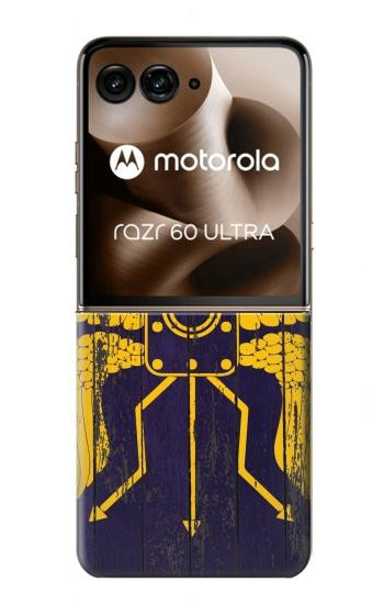 S3546 Roman Shield Blue Case For Motorola Razr 70 Ultra, 60 Ultra, 50 Ultra, Ultra 2026, Ultra 2025