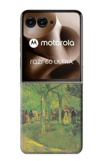 S3748 Van Gogh A Lane in a Public Garden Case For Motorola Razr 70 Ultra, 60 Ultra, 50 Ultra, Ultra 2026, Ultra 2025