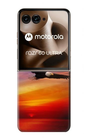 S3841 Bald Eagle Flying Colorful Sky Case For Motorola Razr 70 Ultra, 60 Ultra, 50 Ultra, Ultra 2026, Ultra 2025